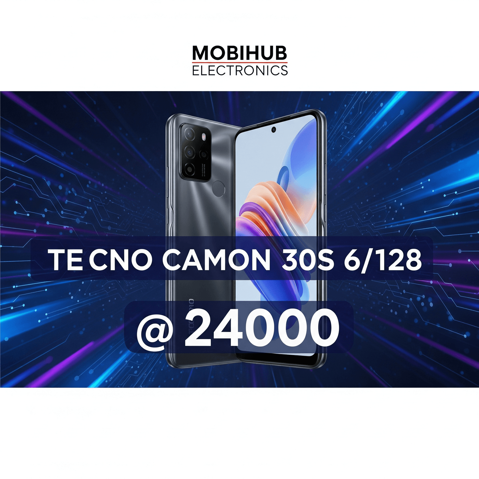 Teccno camon 30S 6/128@24000