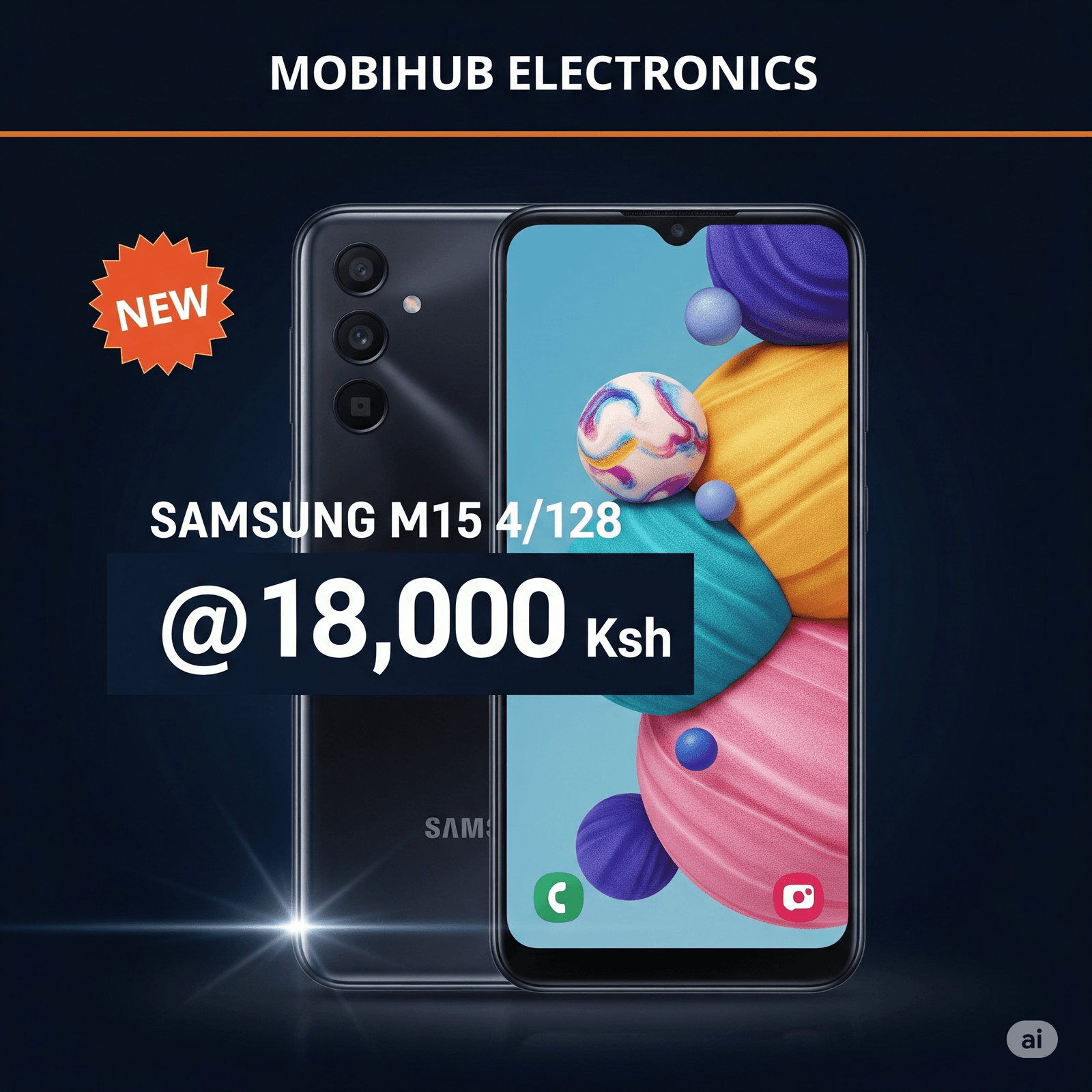 Samsung M15 4/128@18000