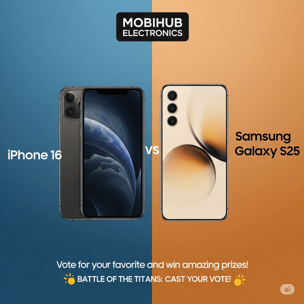 iPhone 16 vs Samsung Galaxy S25