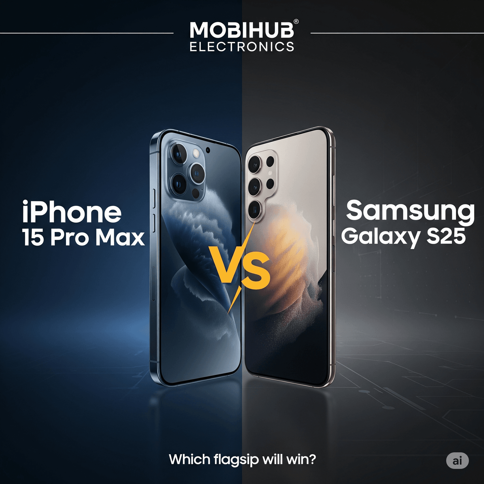 iPhone 15 Pro Max vs Samsung Galaxy S25