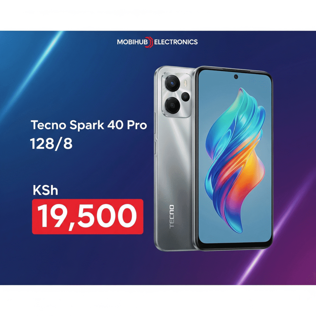 Tecno spark40 pro 128/8 @ 19,500🆕