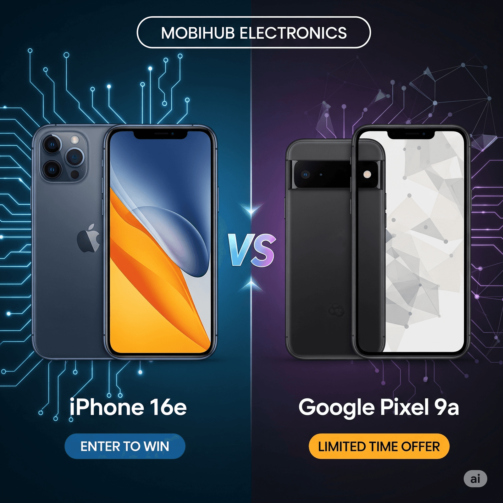 iPhone 16e vs Google Pixel 9a