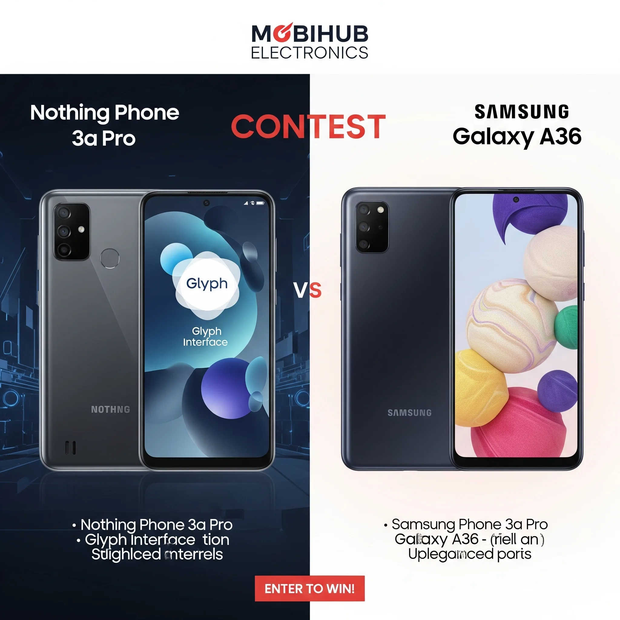 Nothing Phone 3a Pro vs Samsung Galaxy A36