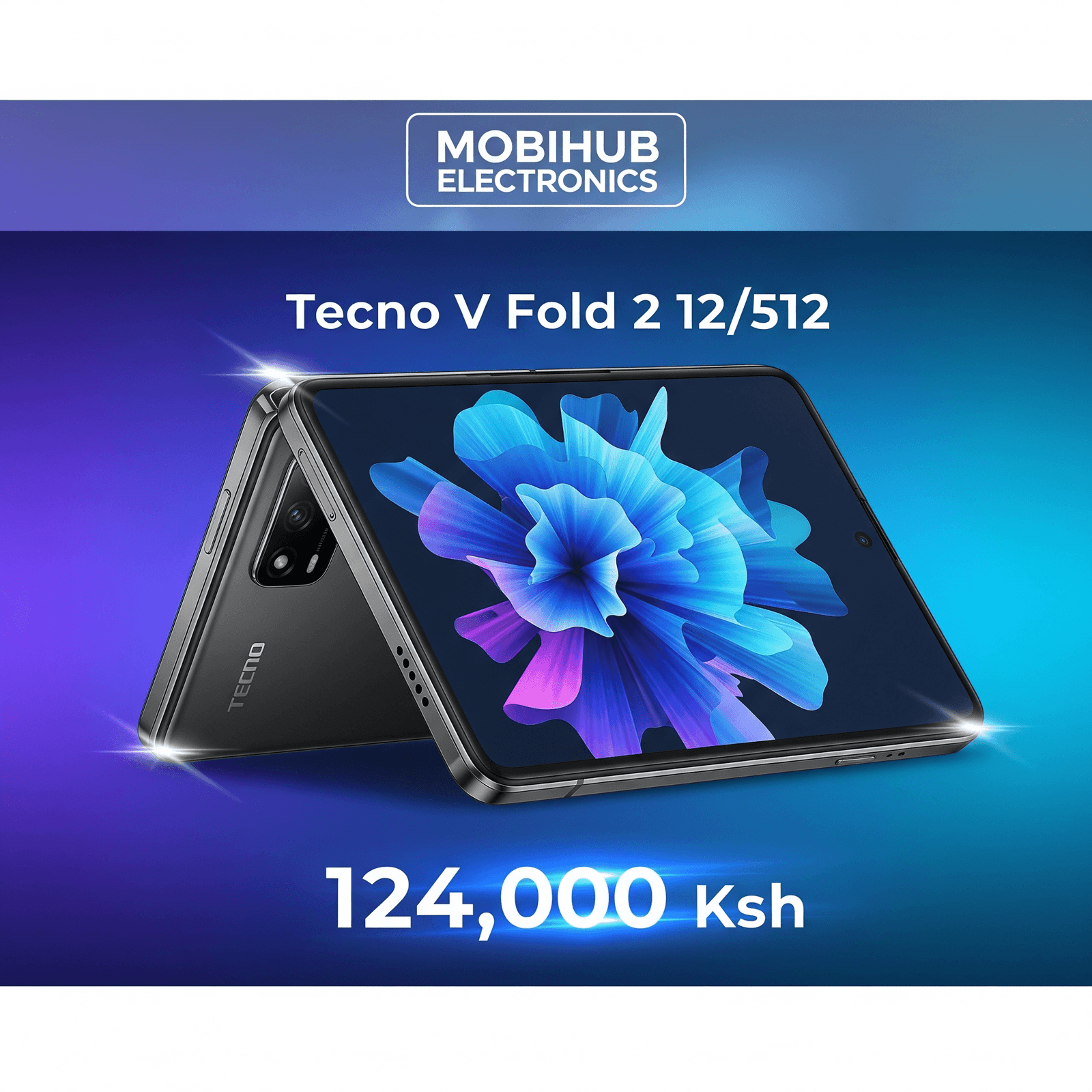 Tecno v fold 2 12/512@124000