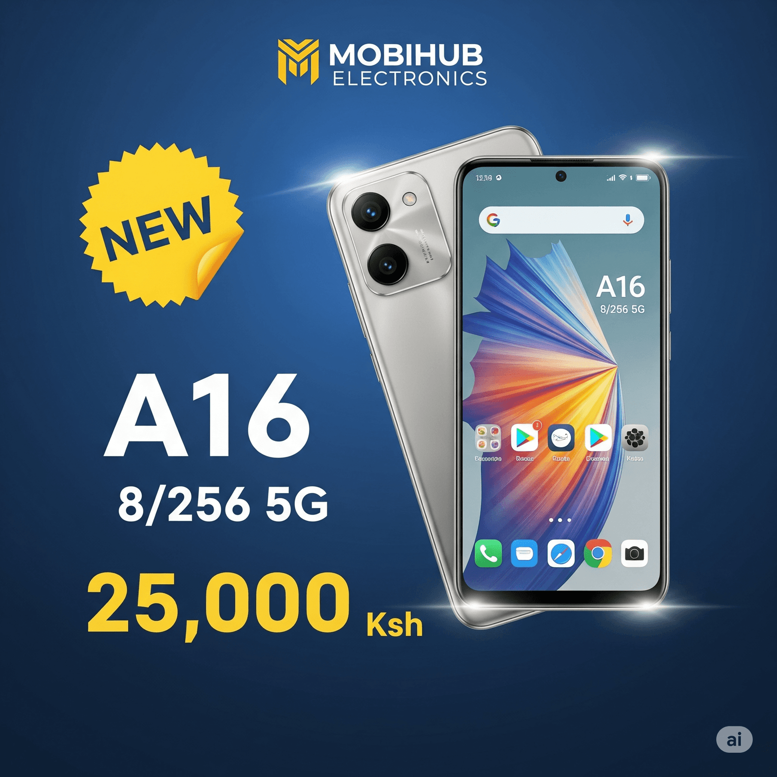 A16 8/256 5G@25,000