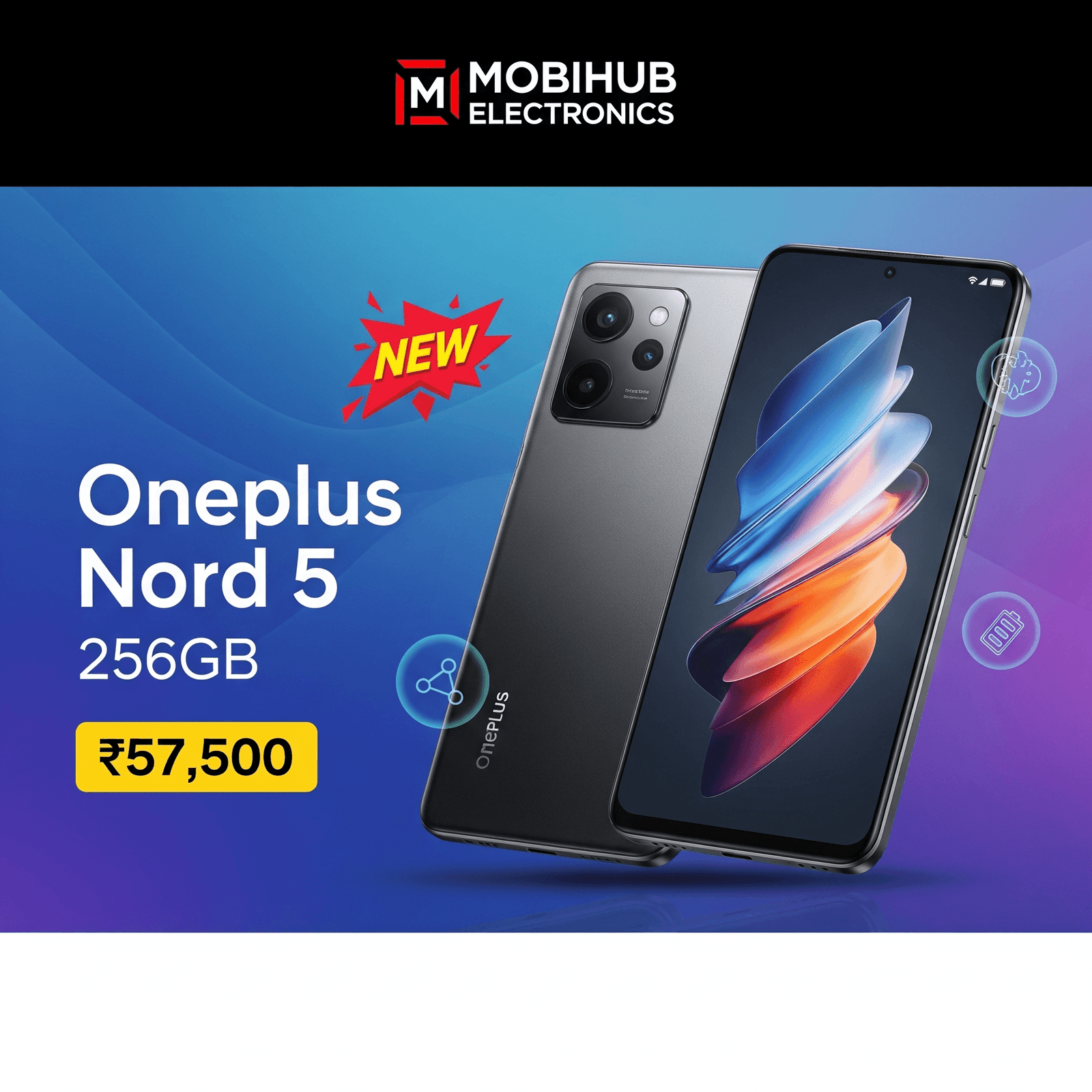 Oneplus Nord 5 256gb @57500🆕