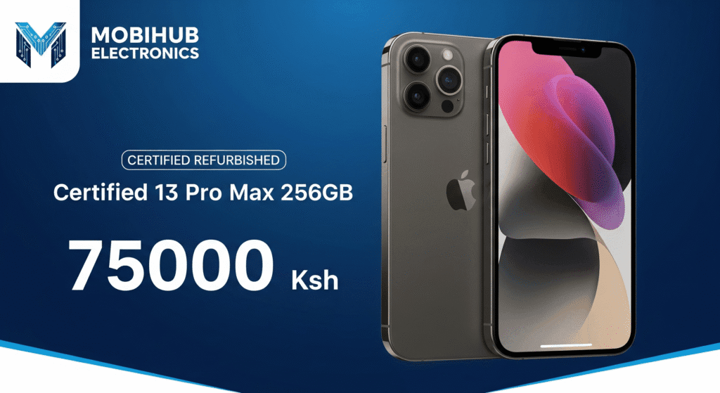 Certified refurbished 13 Pro Max 256 @ 75,000