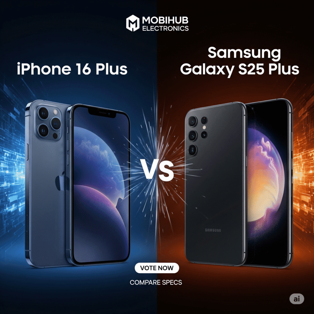 iPhone 16 Plus vs Samsung Galaxy S25 Plus