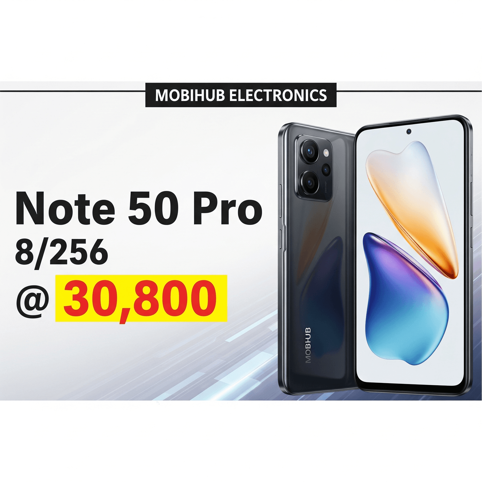 Note 50 pro 8/256@30,800