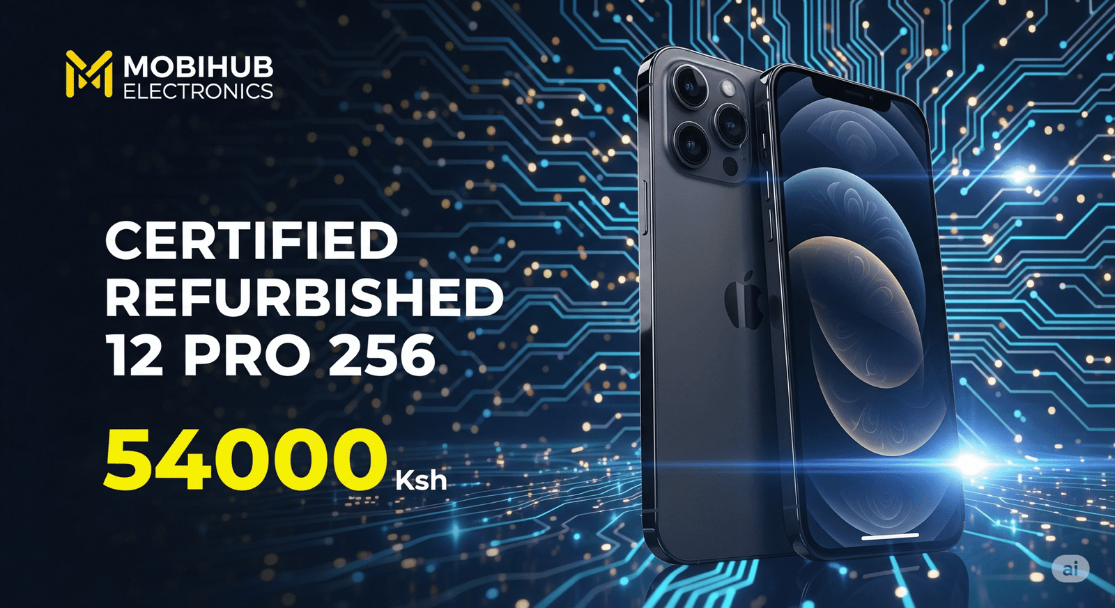 Certified refurbished 12 Pro 256 @ 54,000