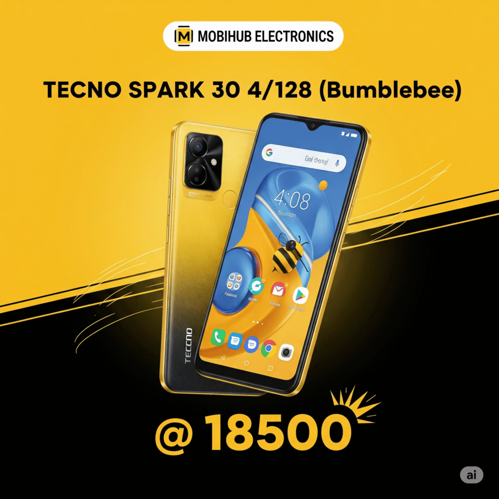 Tecno spark 30 4/128(bumblebee)@18500