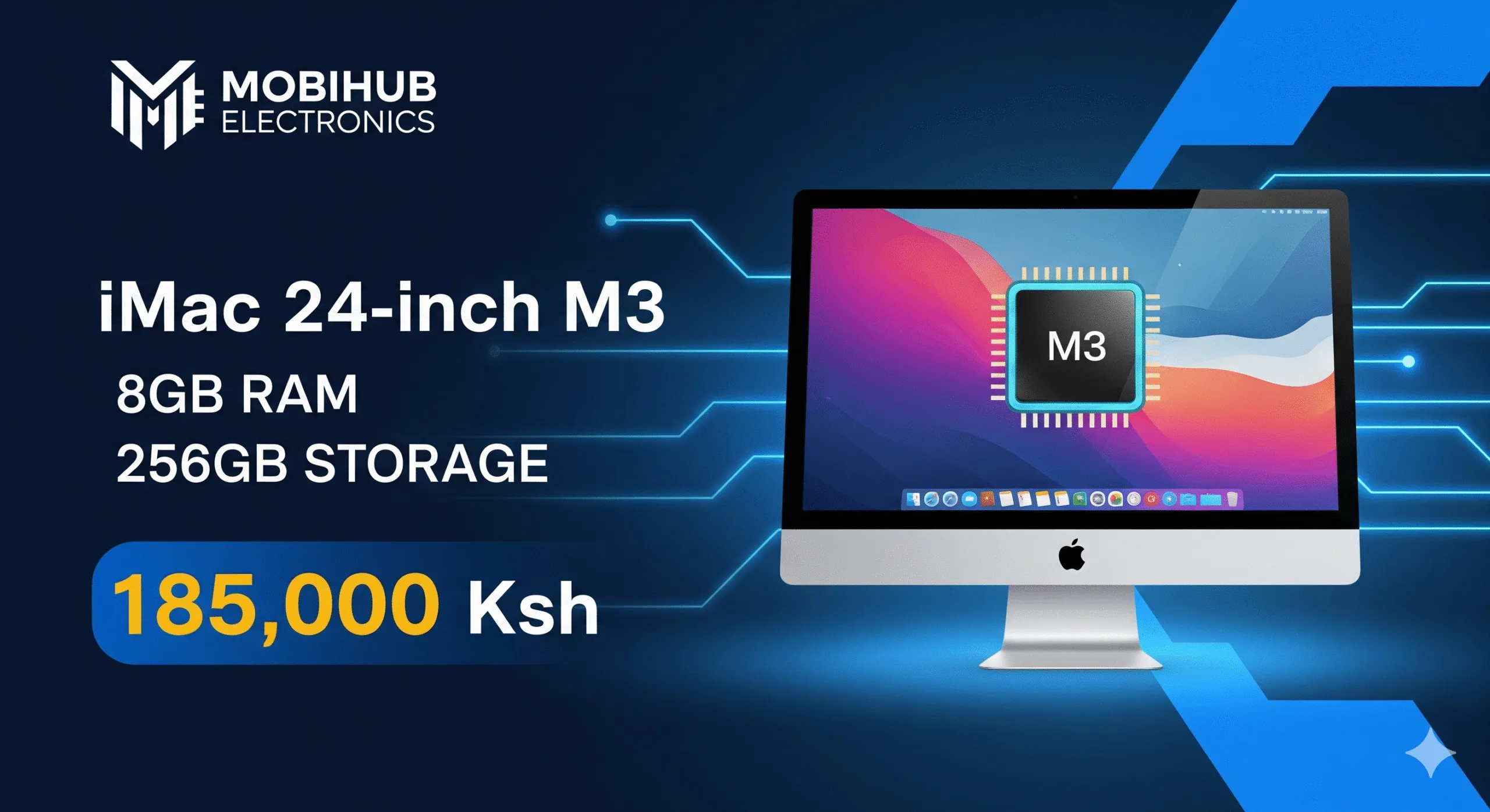 Imac 24inch M3 8/256@185000