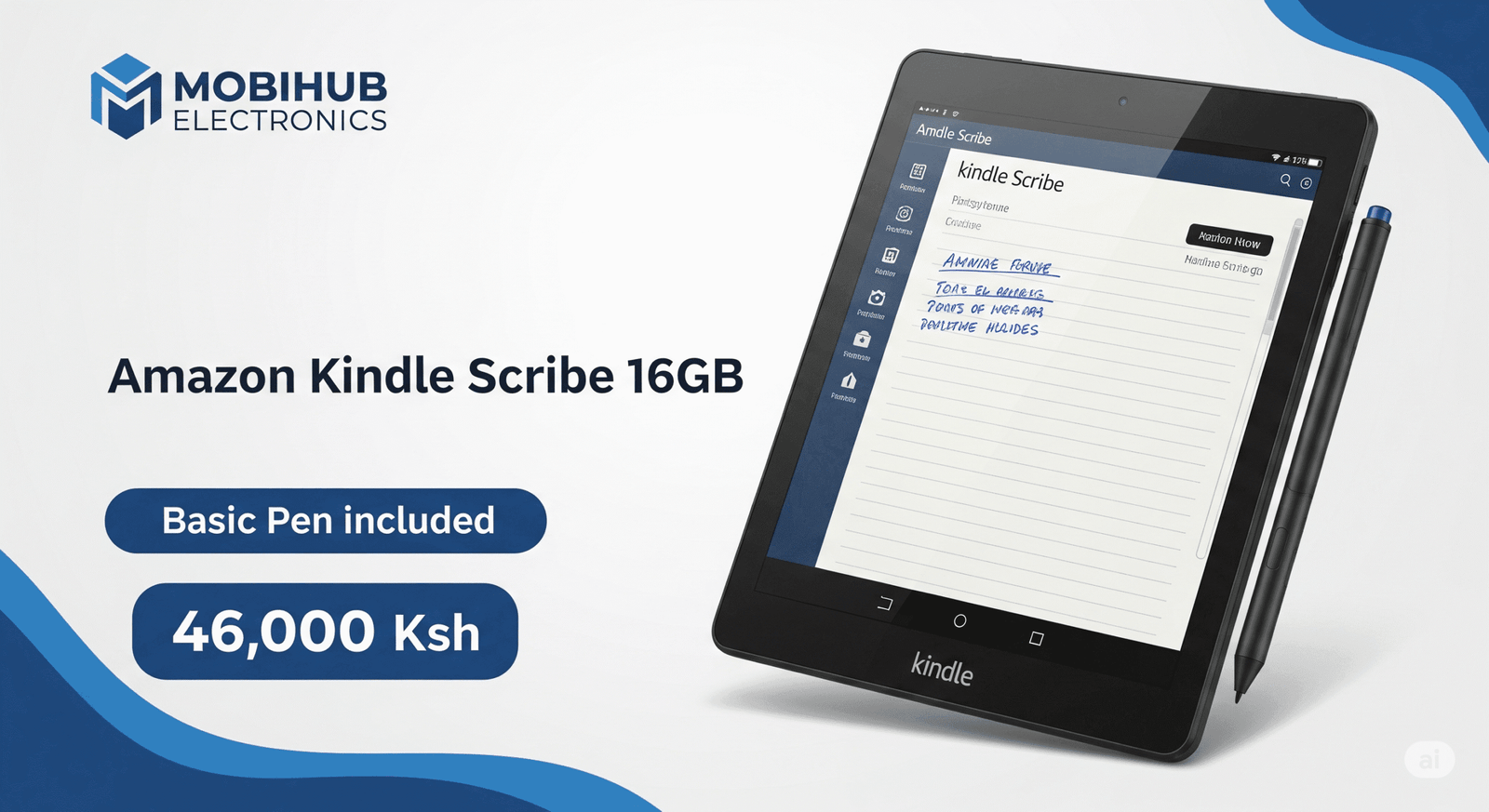 Amazon Kindle scribe 16gb basic pen@46000