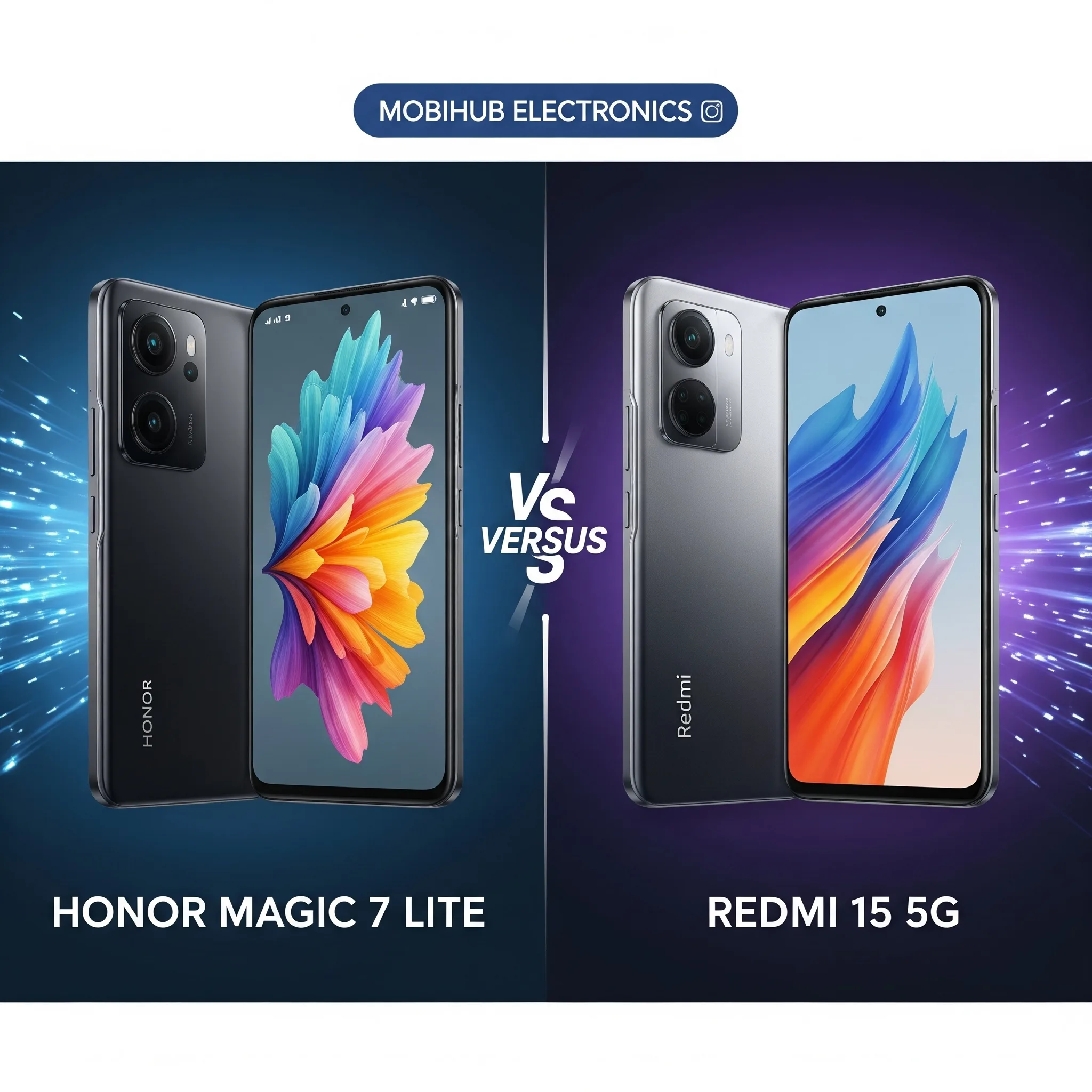 Honor Magic 7 Lite vs Redmi 15 5G