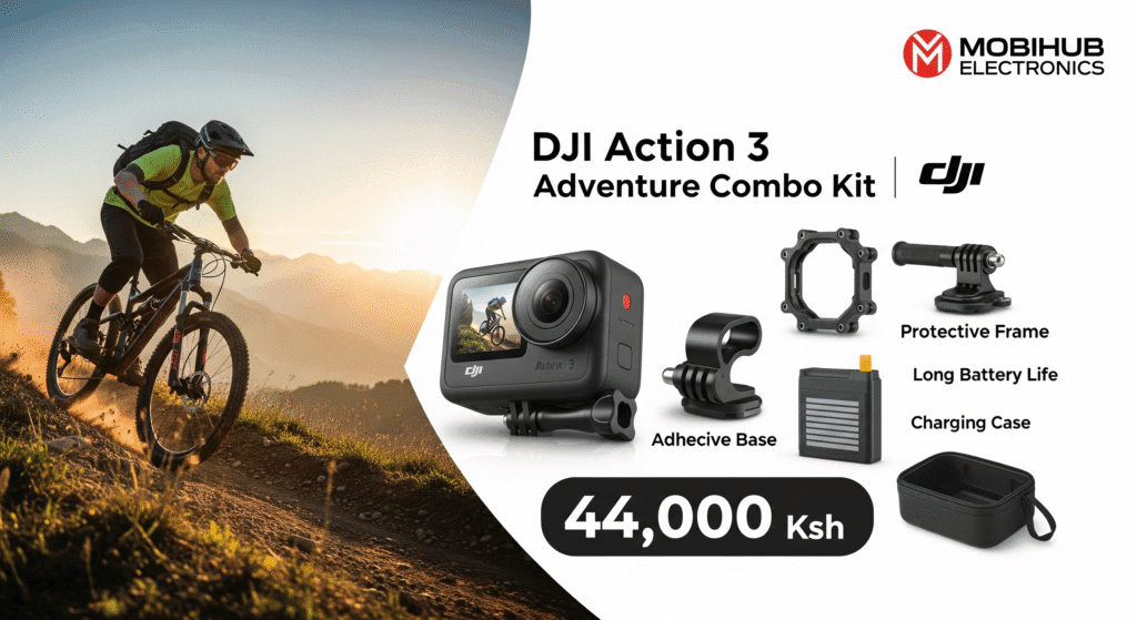 Dji action 3 adventure combo kit@44,000