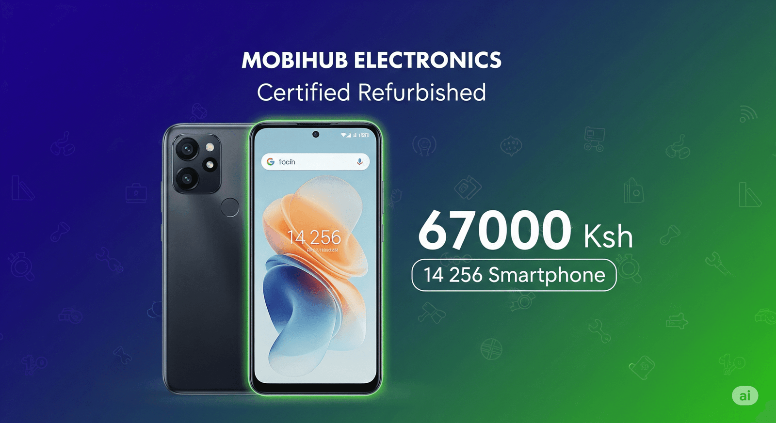 Certified refurbished 14 256 @ 67,000