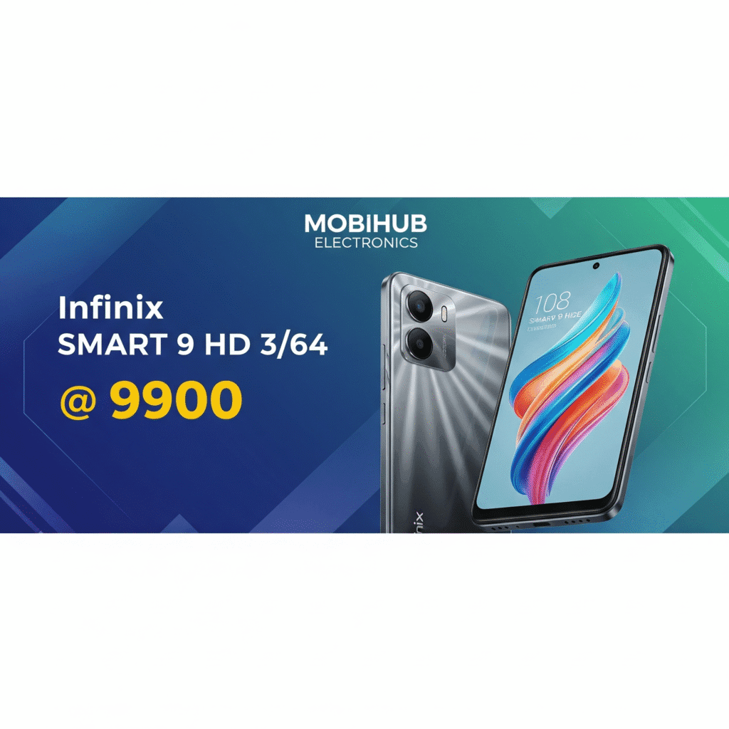 Infinix smart 9 hd 3/64@9900