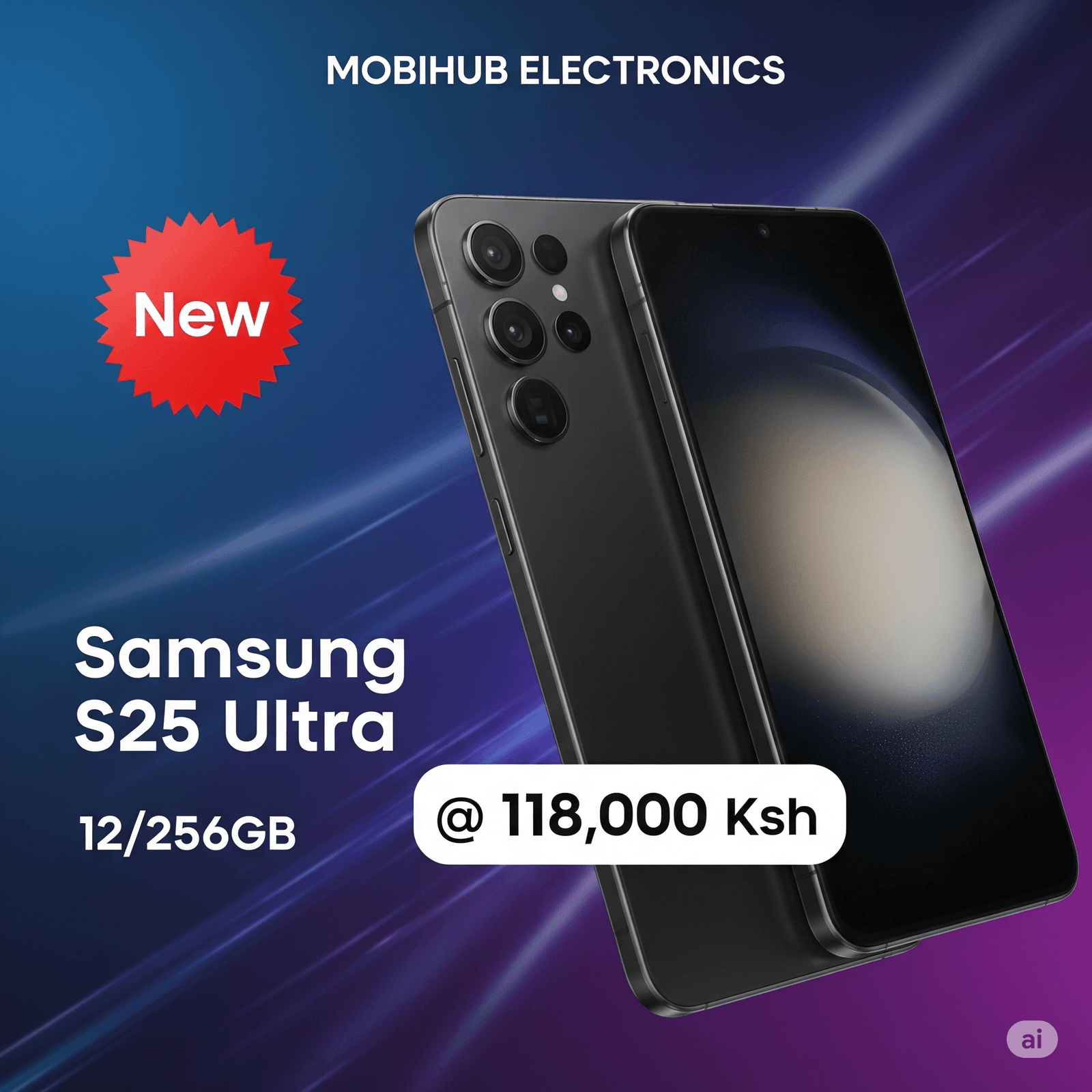 S25 ultra 12/256gb@118,000