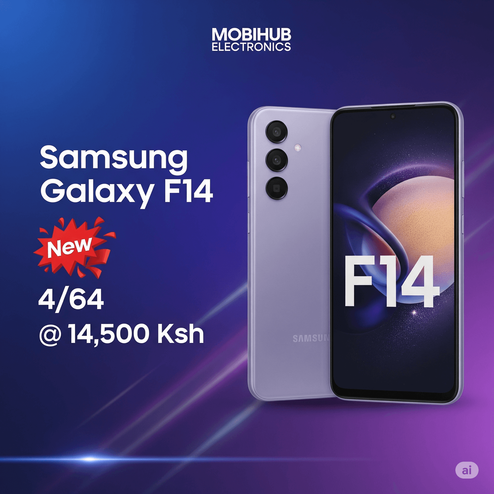 samsung galaxy F14 4/64@14500