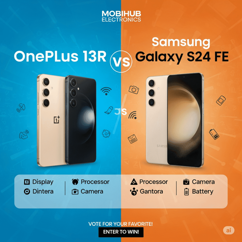 OnePlus 13R vs Samsung Galaxy S24 FE