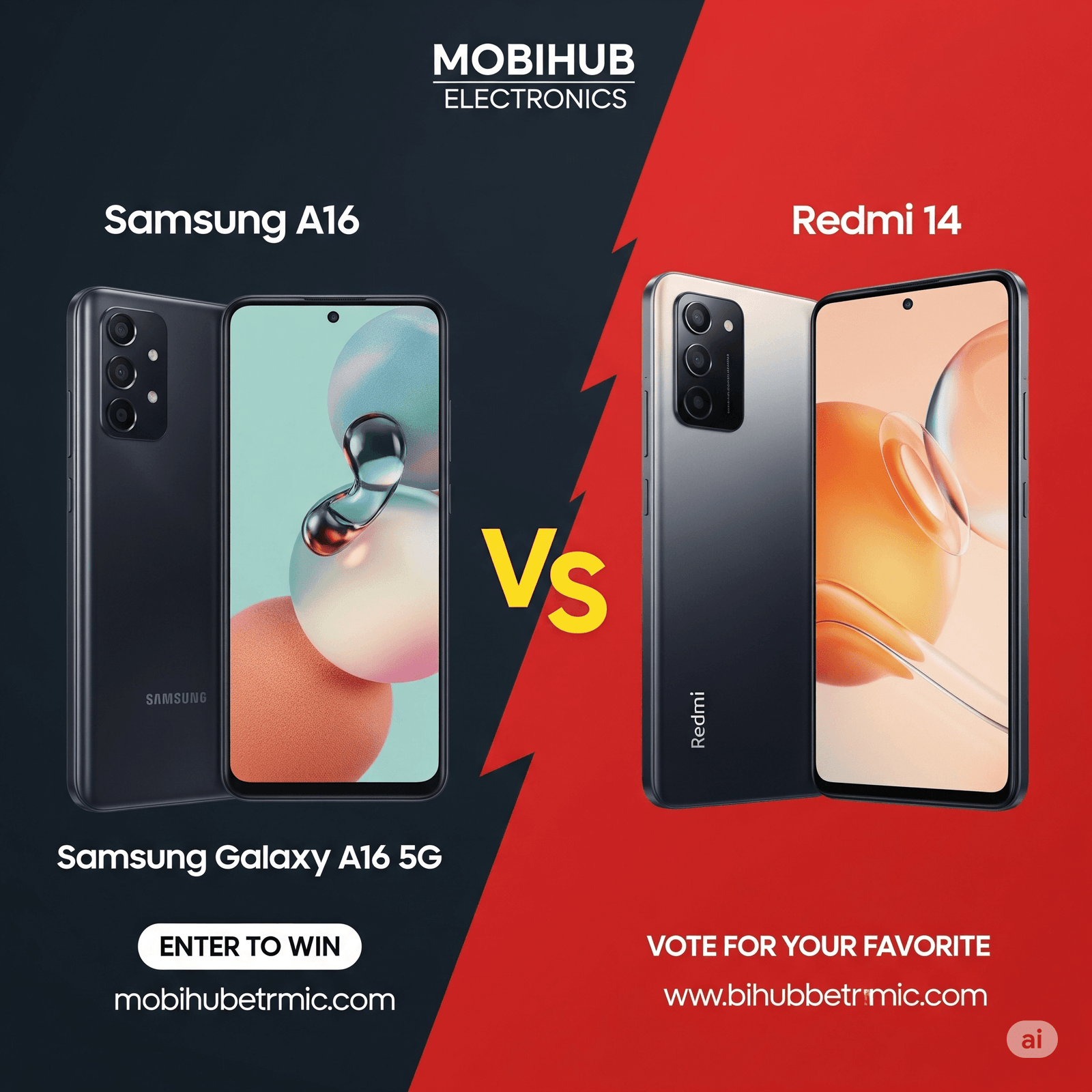 Samsung Galaxy A16 5G vs Redmi 14