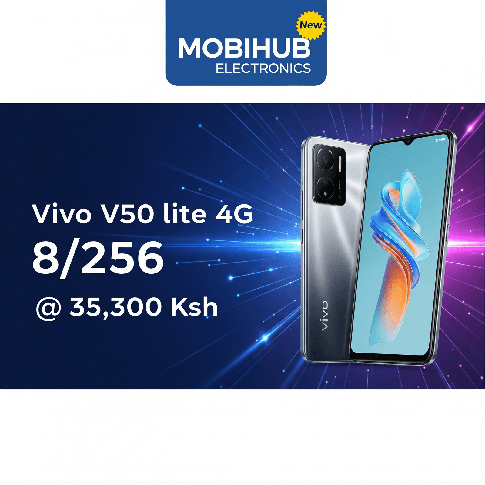 Vivo V50 lite 4G 8/256@35300