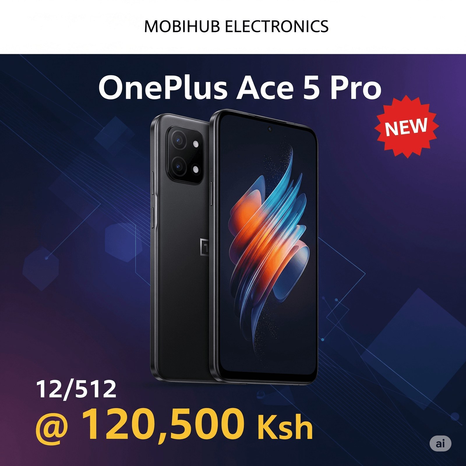 Oneplus Ace 5 pro 12/512@120,500🆕