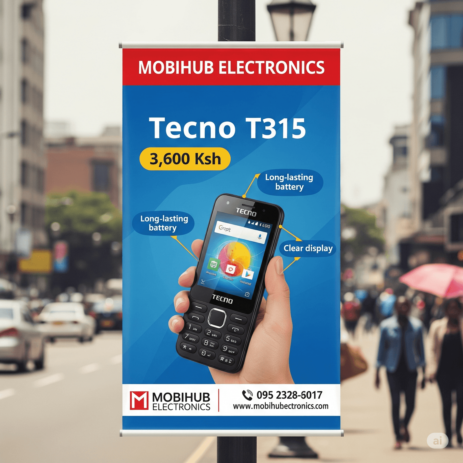 Tecno T315@3600🆕
