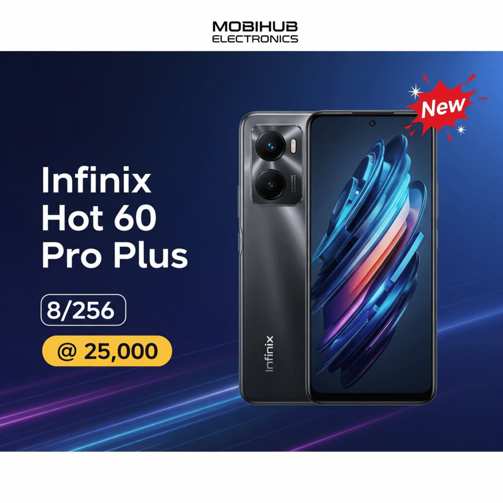 Infinix hot 60pro plus 8/256@25,000🆕