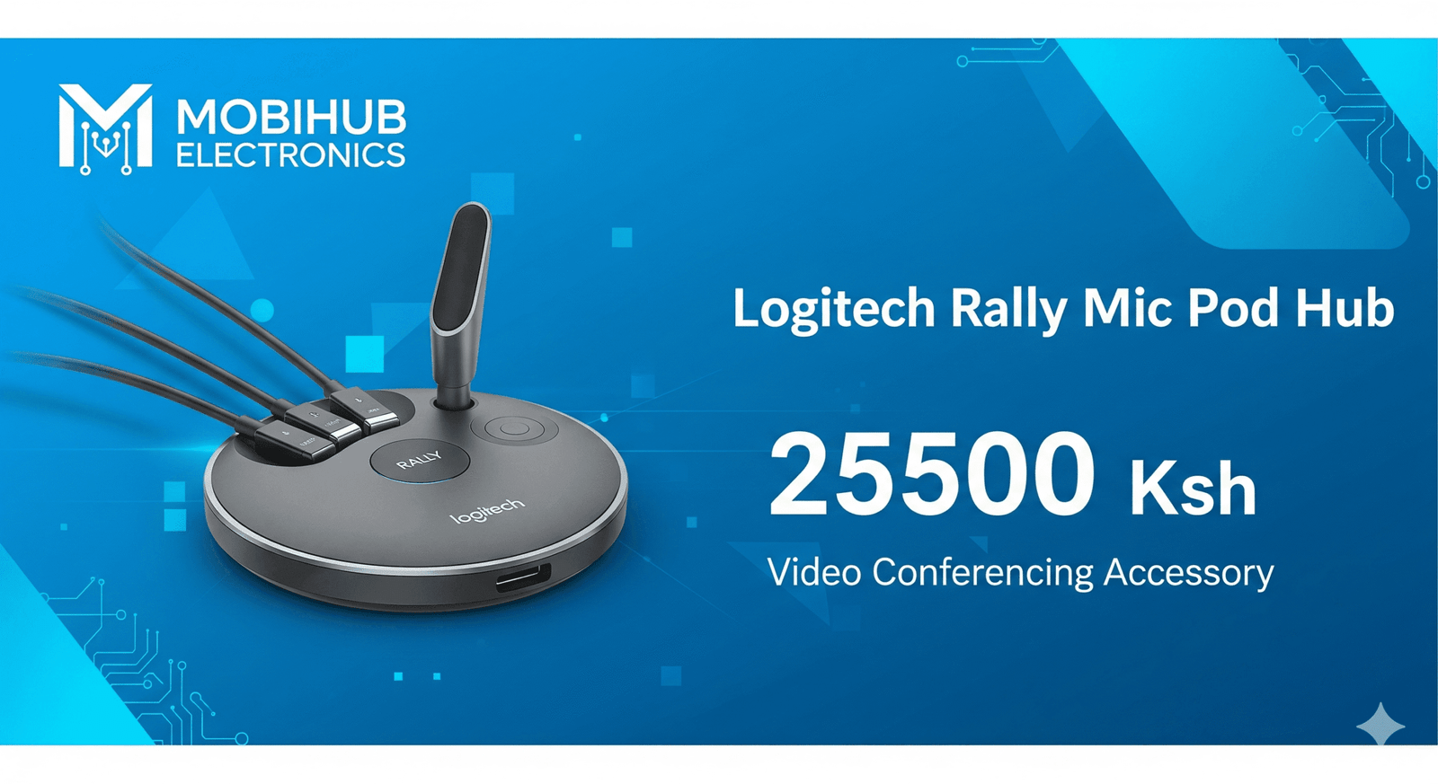 Logitech Rally Mic Pod Hub for the