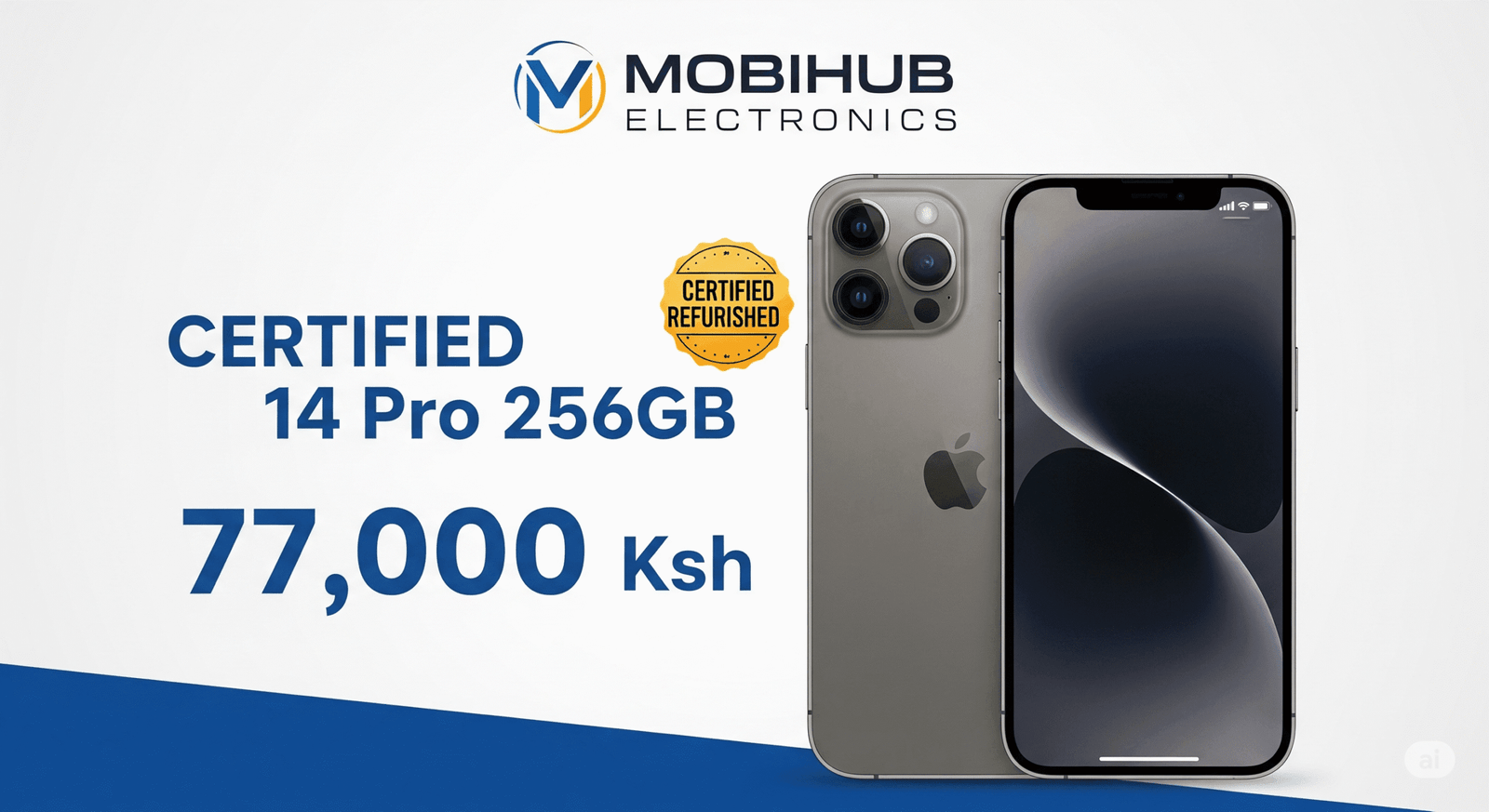 Certified refurbished 14 Pro 256 @ 77,000