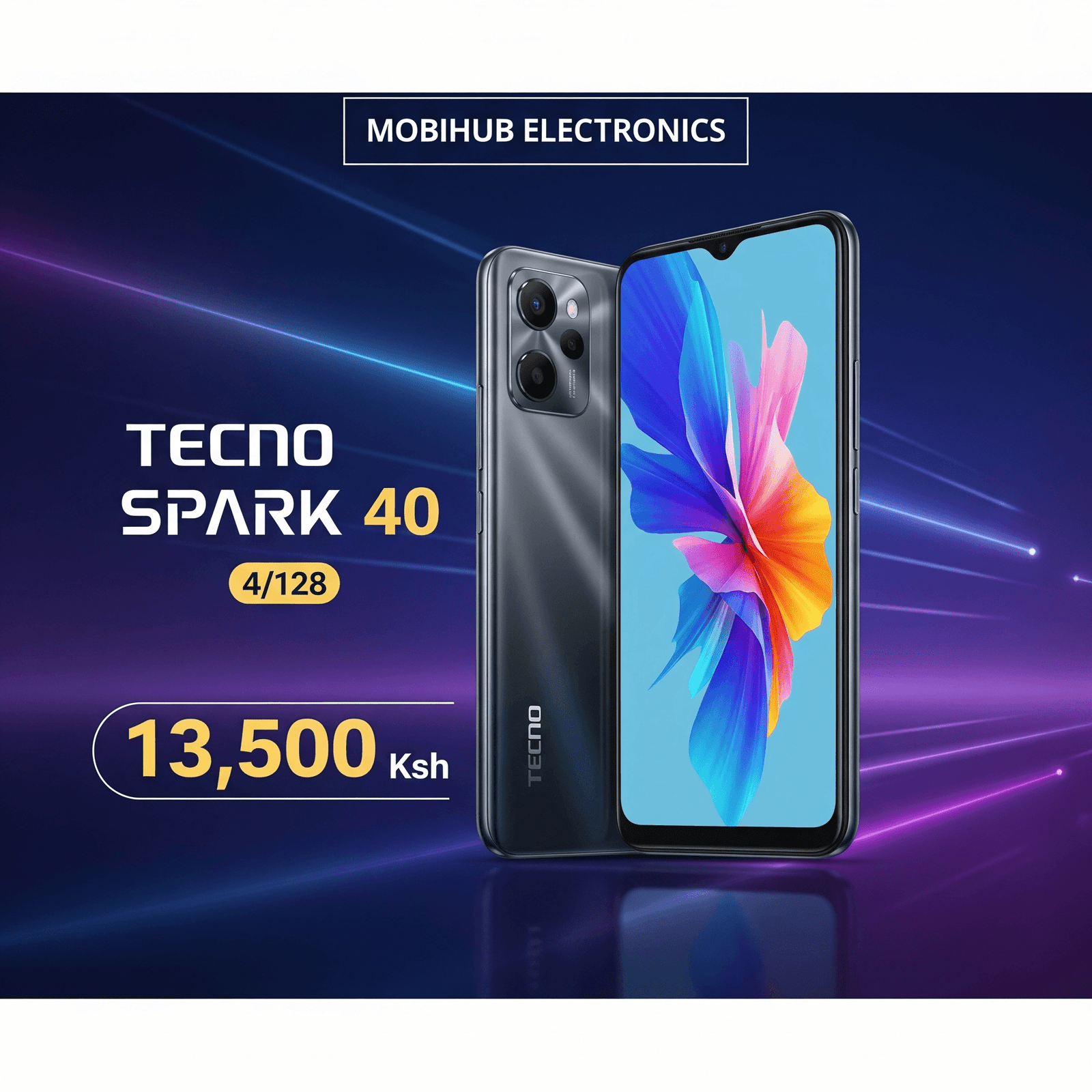 Tecno Spark 40 4/128@13500🆕