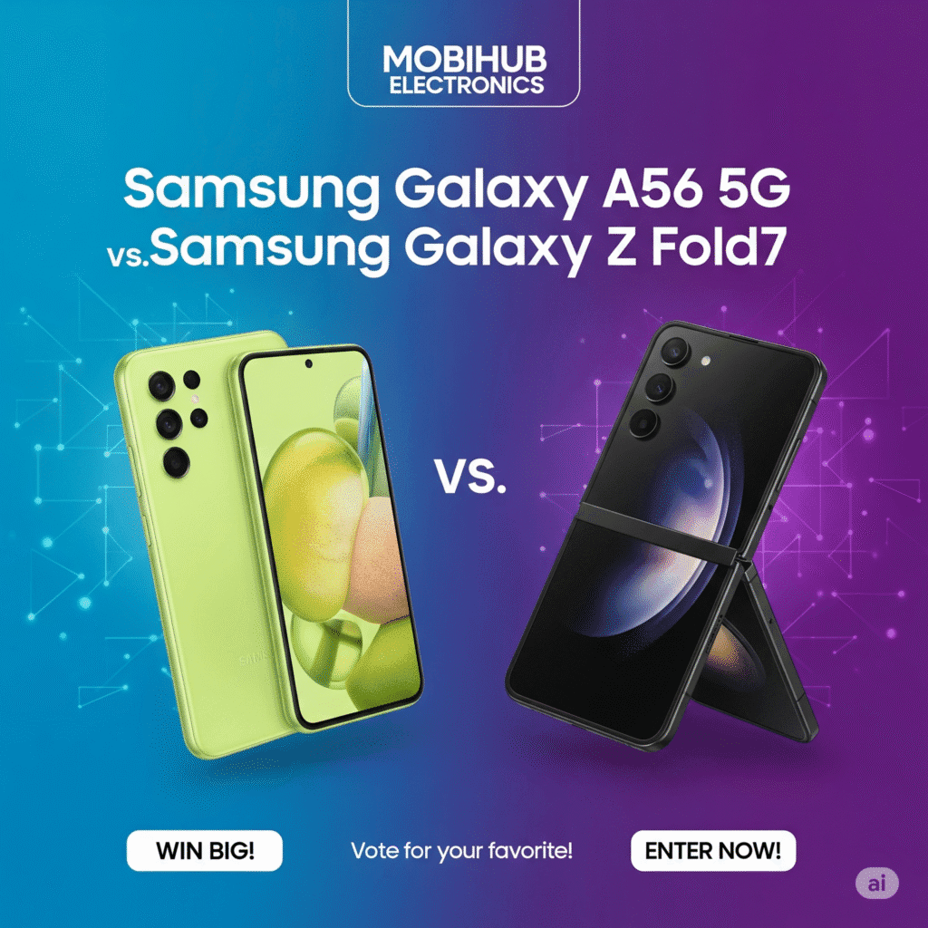 Samsung Galaxy A56 5G vs. Samsung Galaxy Z Fold7