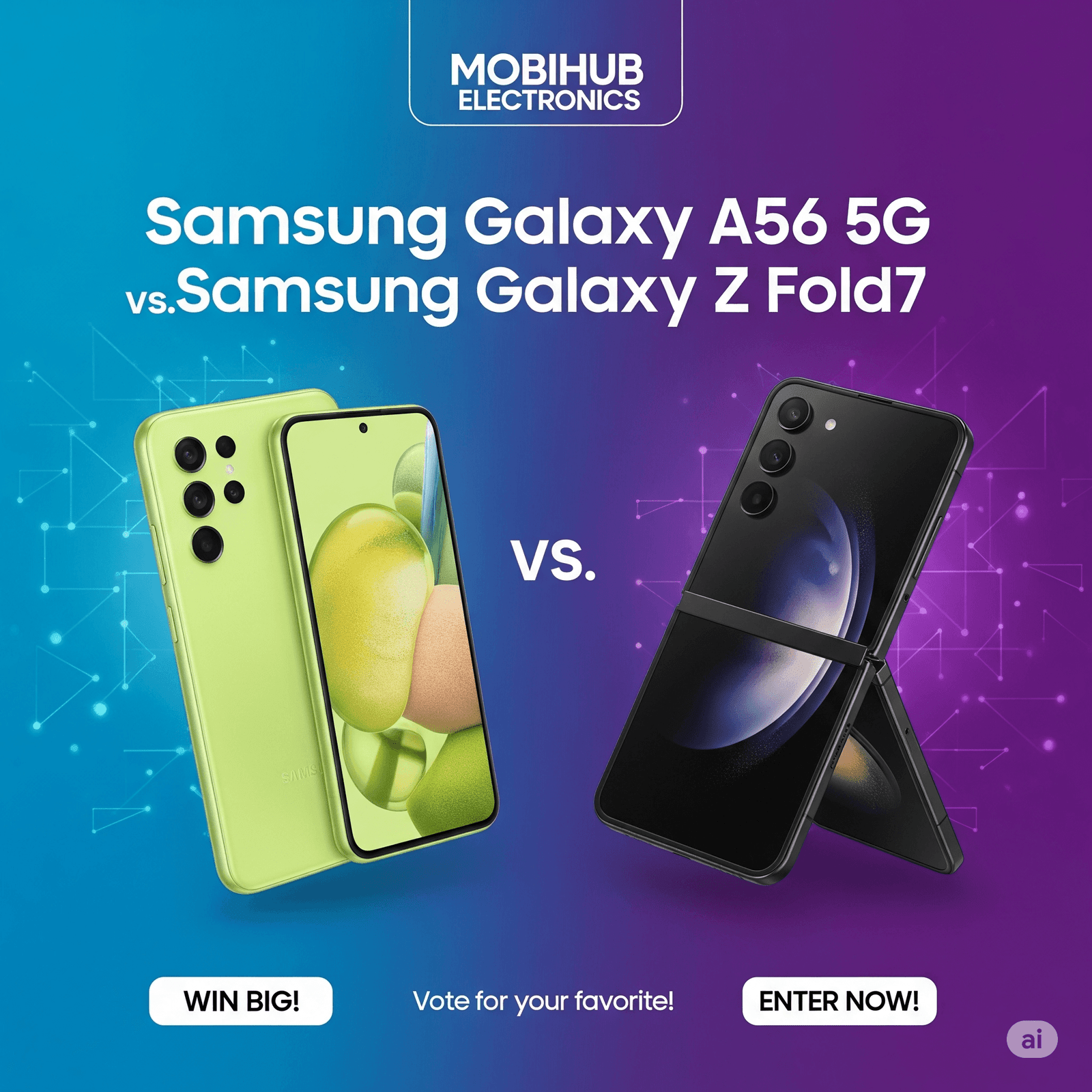 Samsung Galaxy A56 5G vs. Samsung Galaxy Z Fold7