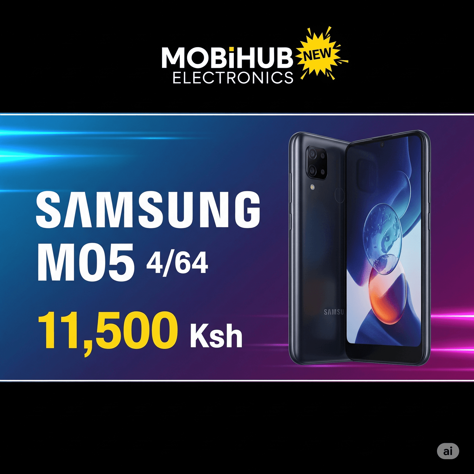 Samsung M05 4/64@11500🆕