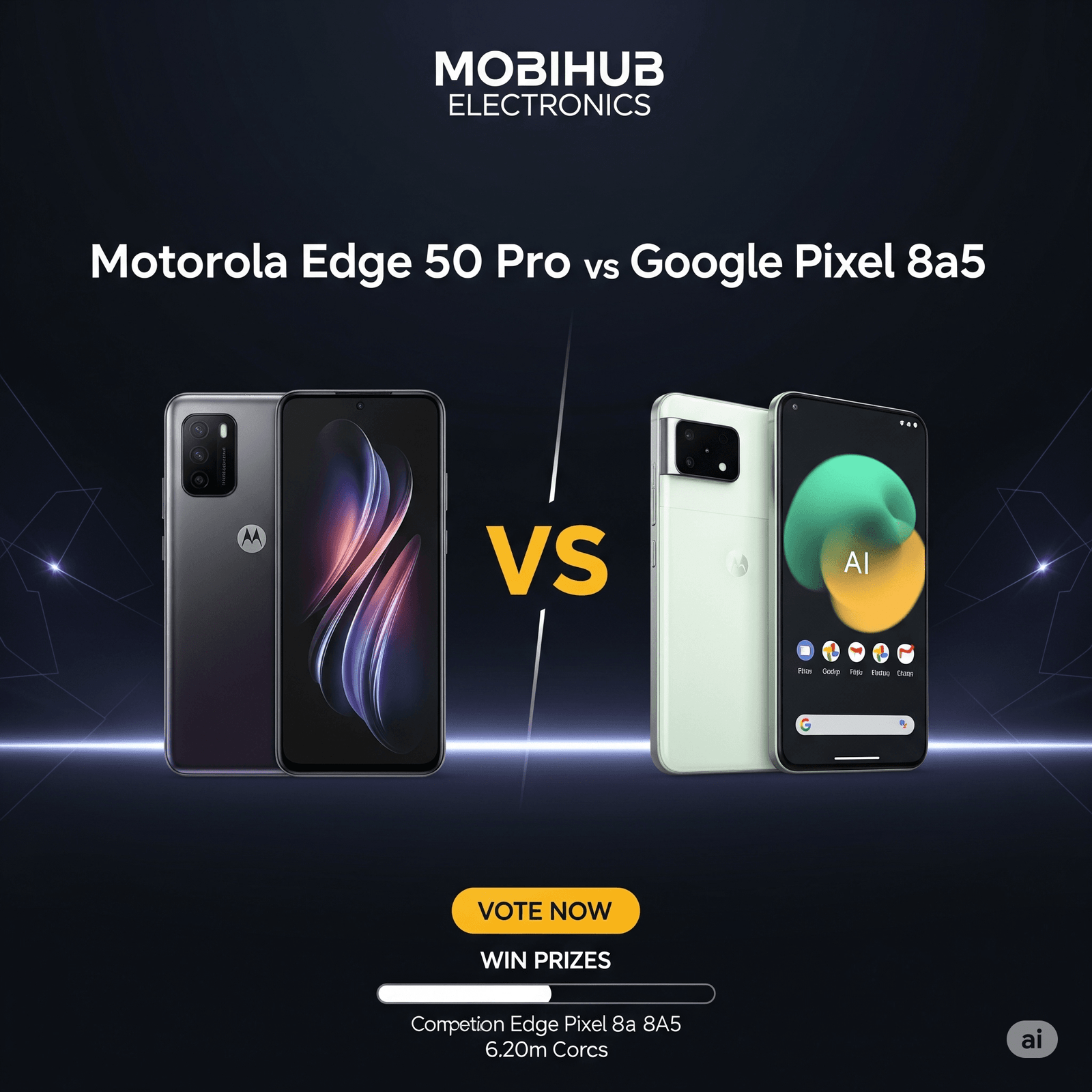 Motorola Edge 50 Pro vs Google Pixel 8a