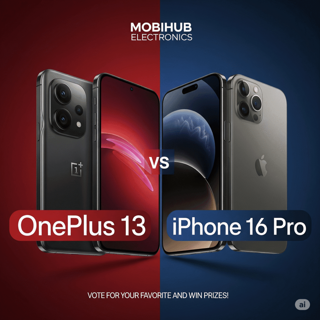 OnePlus 13 vs iPhone 16 Pro