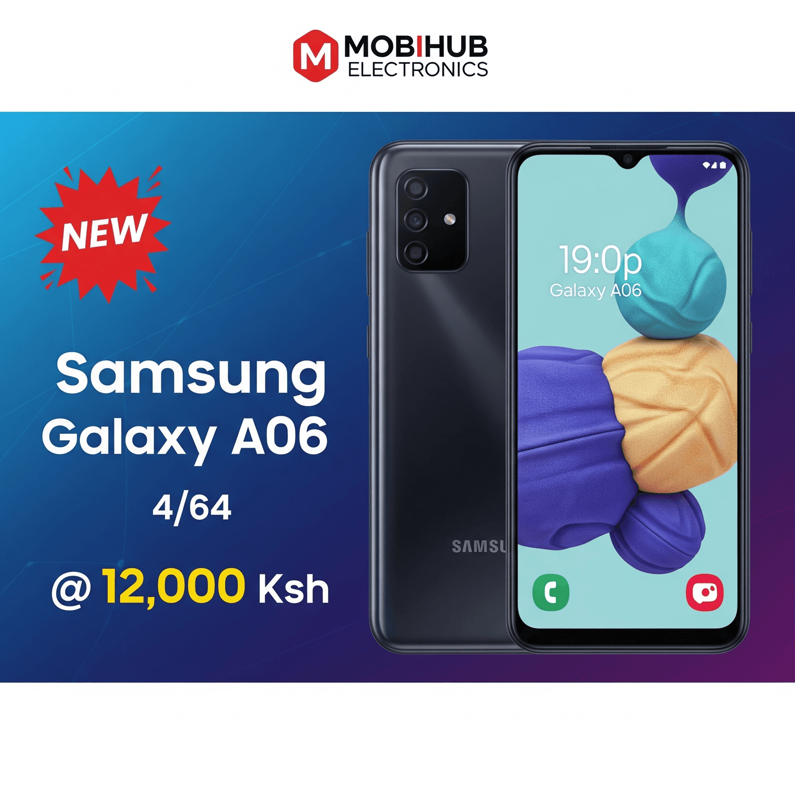 Samsung galaxy A06 4/64@12000