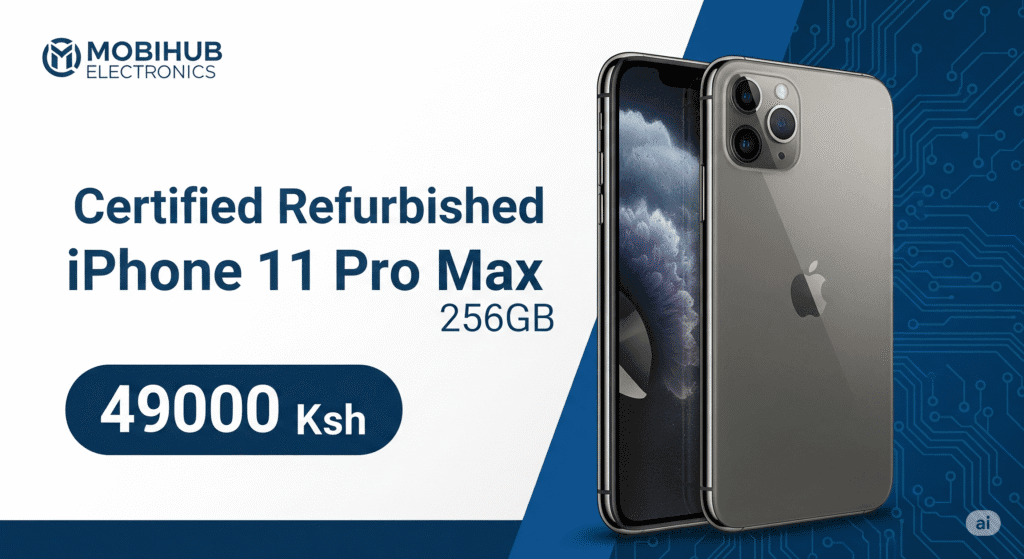 Certified refurbished 11 Pro Max 256 @ 49,000