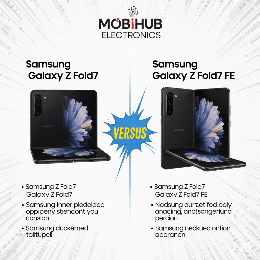 Samsung Galaxy Z Fold7 vs. Samsung Galaxy Z Fold7 FE