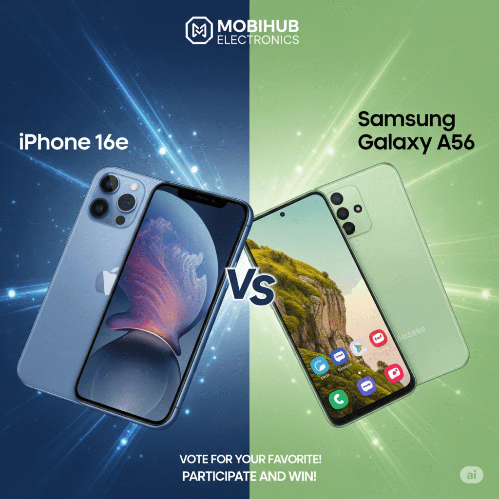 iPhone 16e vs Samsung Galaxy A56