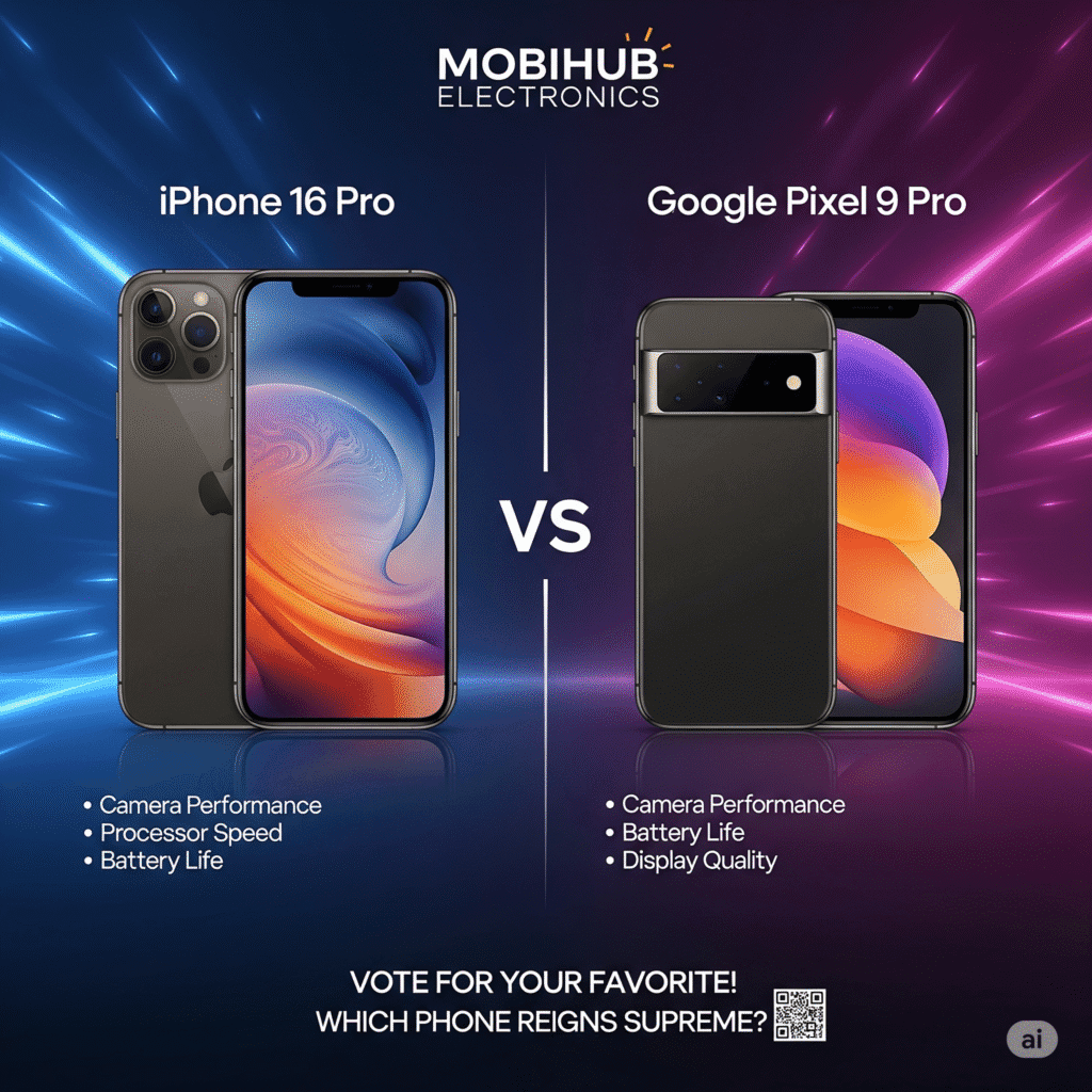 iPhone 16 Pro vs Google Pixel 9 Pro