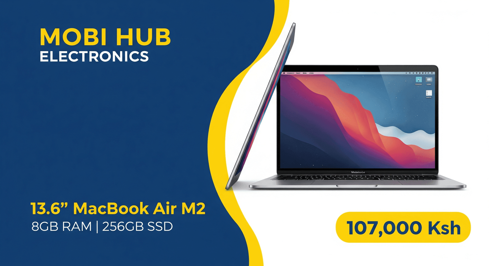 MacBook Air M2 2022model 13.6inch 8/256@107,000