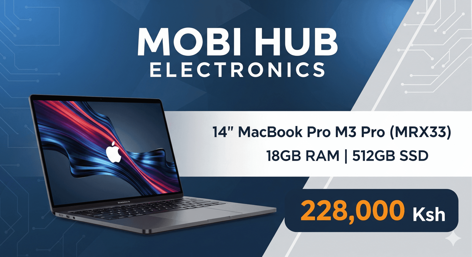 Macbook Pro M3 pro 18/512gb 14" (MRX33) @228000