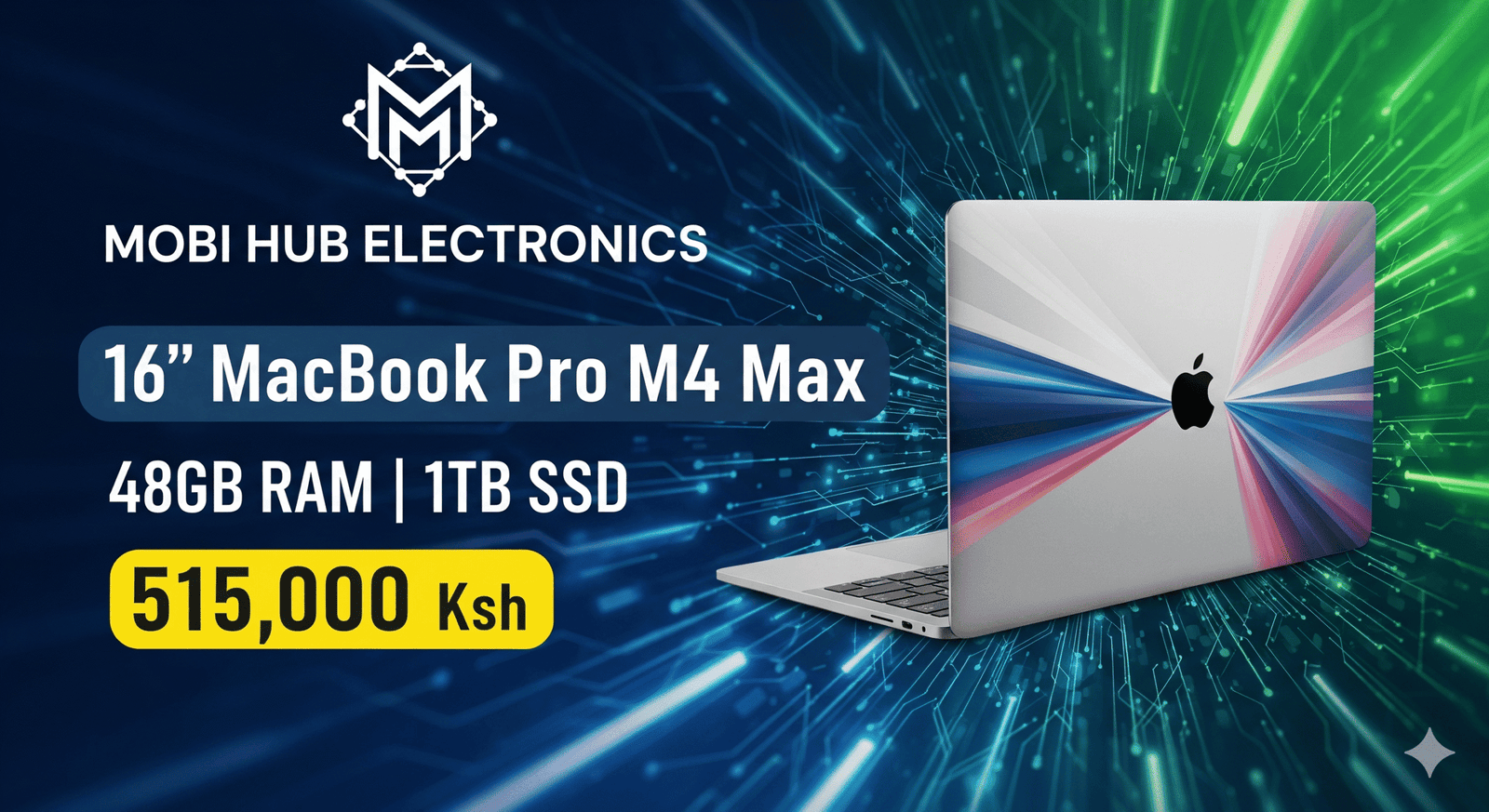 Macbook Pro M4 Max 16inches 48/1TB 16inches@515000🆕