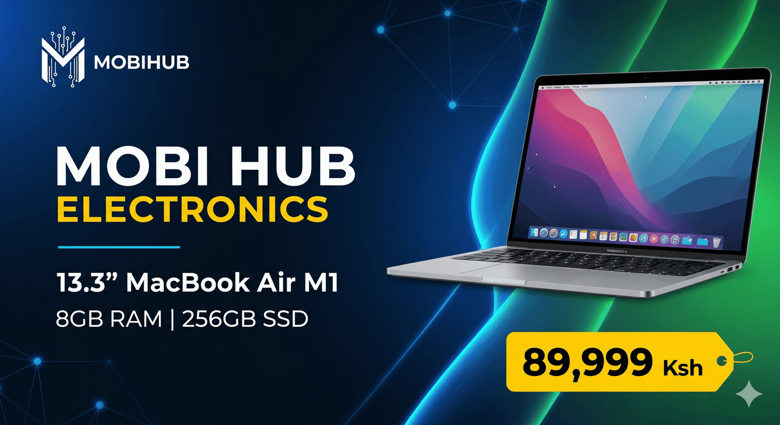 MacBook Air M1 2021model 8/256ssd@89,999