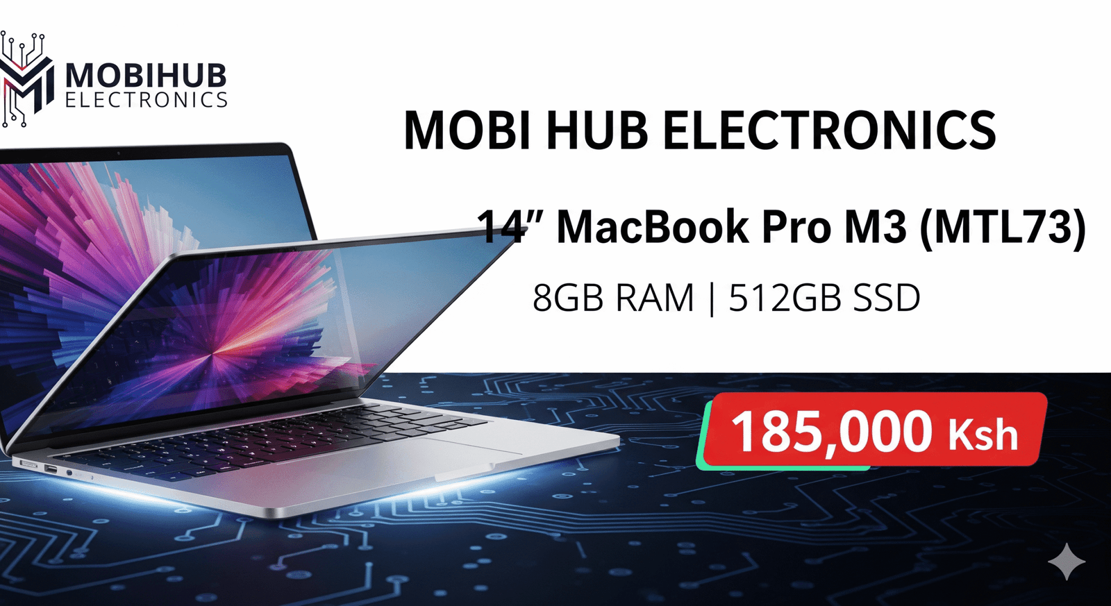 Macbook Pro M3 8/512gb 14" (MTL73) @185000