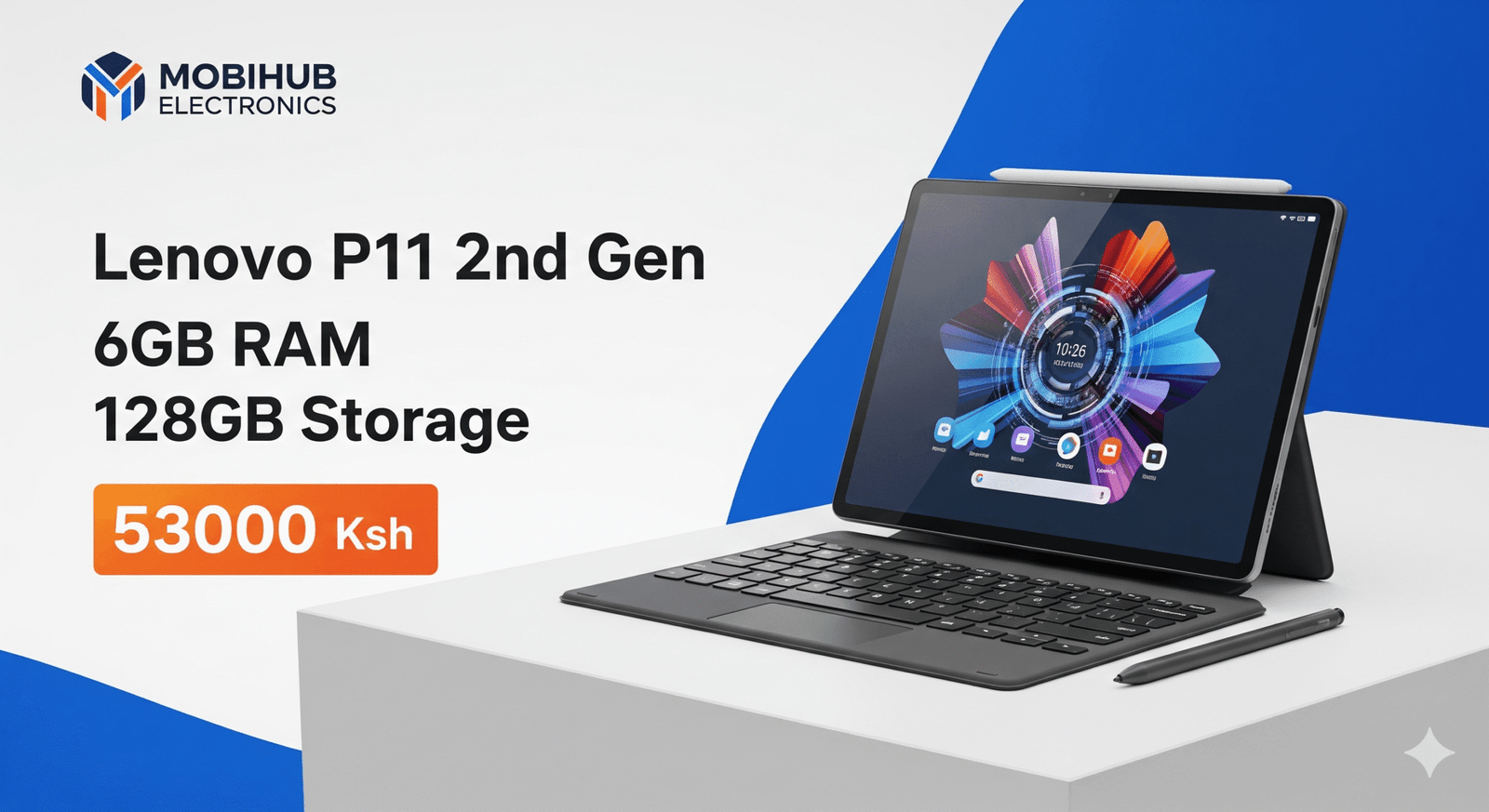 Lenovo P11 2nd gen 6/128 (keyboard and pen)@53000