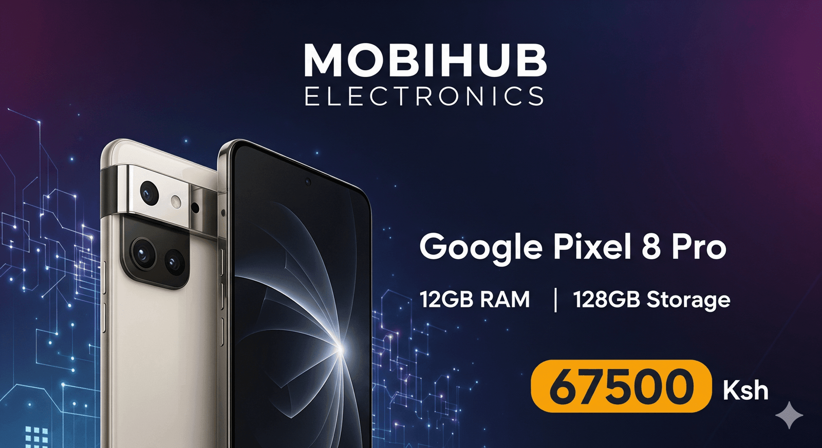 Pixel 8 pro 12/128@67500